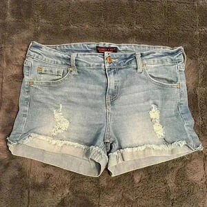 🌼 Celebrity pink Distressed shorts